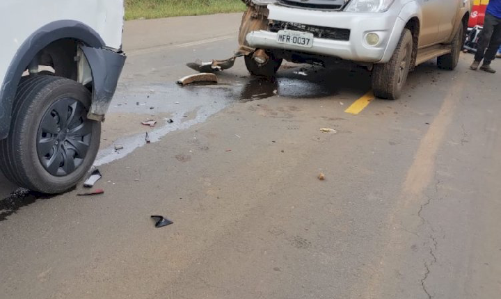 Vítima indentificada:Engavetamento na SC-350 em Lebon Régis Deixa Condutor Politraumatizado e Outros Envolvidos Sem Ferimentos Graves